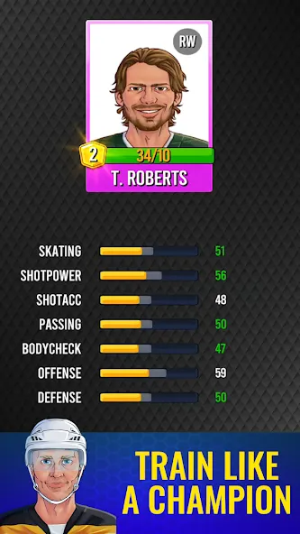 Superstar Hockey [MOD: безлимитные деньги и энергия] на Андроид — скриншот 5