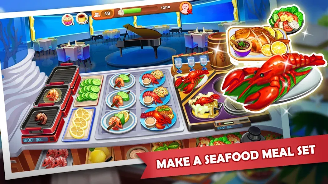 Скачать Cooking Madness: A Chef's Game [MOD: безлимитные монеты и жизни] — скриншот 3