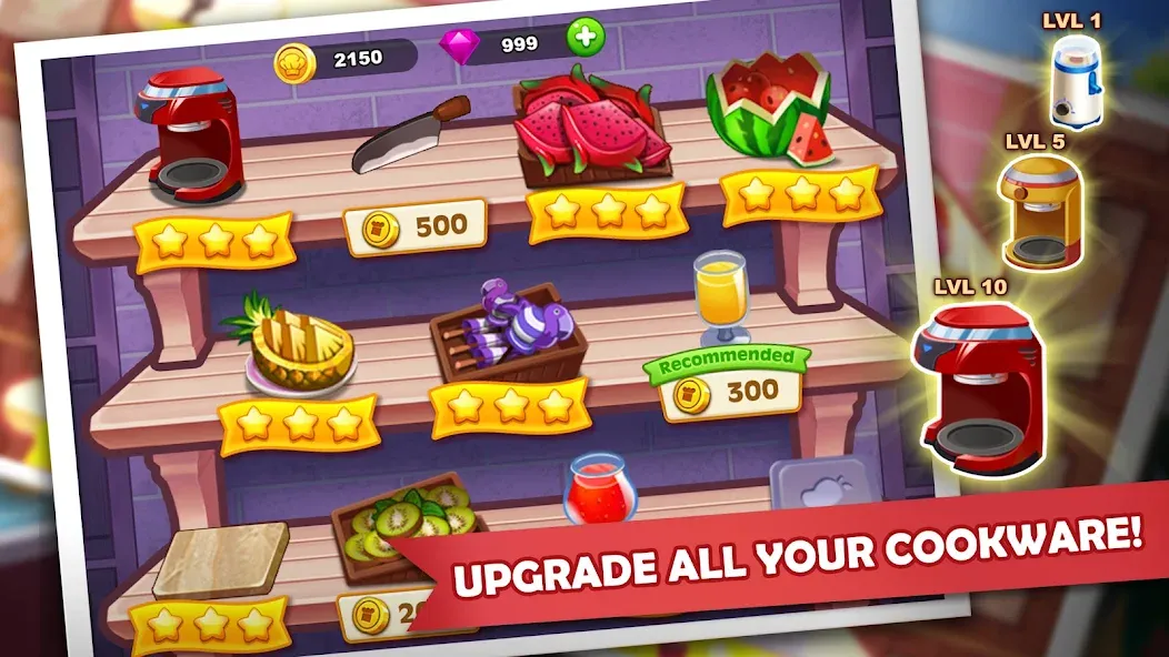 Скачать Cooking Madness: A Chef's Game [MOD: безлимитные монеты и жизни] — скриншот 4