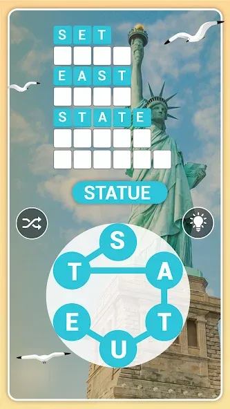 Word City Classic: Word Search [MOD: без рекламы и много подсказок] последняя версия — скриншот 3