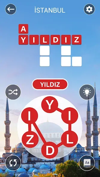 Kelime Gezmece [MOD: безлимитные подсказки и открыты все уровни] — Скачать бесплатно (APK) — скриншот 3