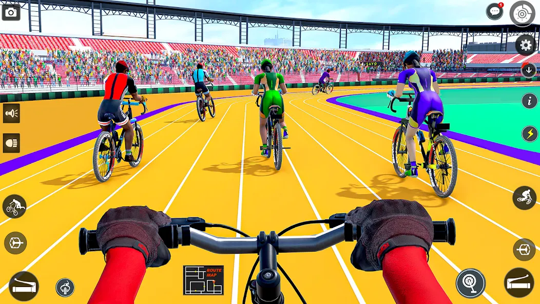 Скачать взлом BMX Cycle Race 3d Cycle Games [MOD: безлимитные деньги и все велосипеды] — скриншот 1