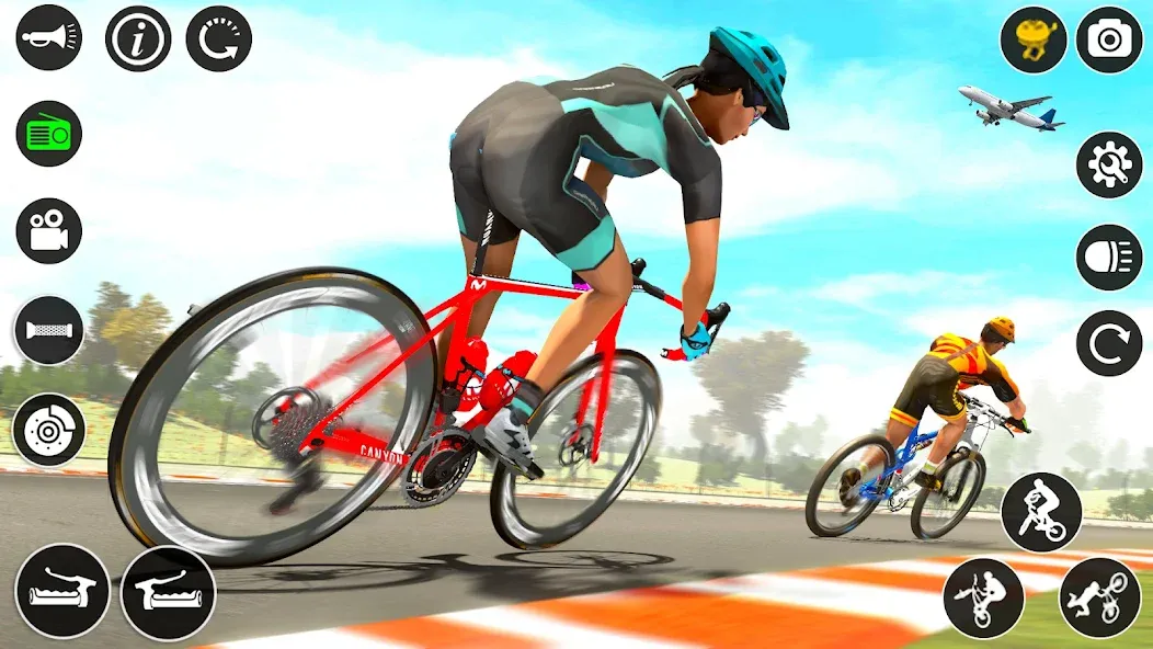 Скачать взлом BMX Cycle Race 3d Cycle Games [MOD: безлимитные деньги и все велосипеды] — скриншот 5