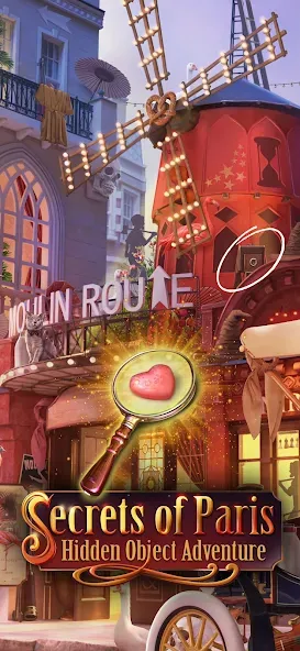 Paris Secrets Hidden Objects [MOD: все предметы легко найти] на Андроид — скриншот 1