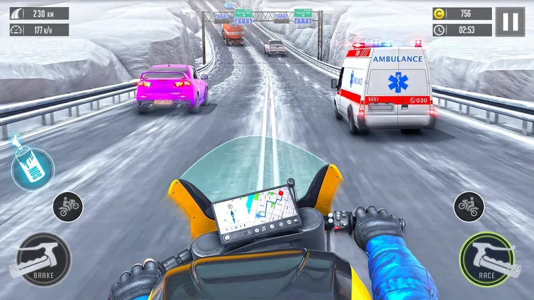 3d Bike Racing Bike Race Games [MOD: открыты все байки и трассы] на Андроид — скриншот 4