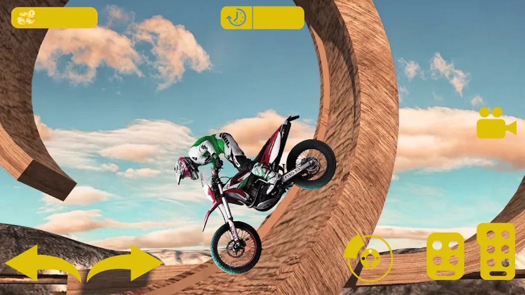 Скачать Bike stunt 3d games-Bike games [MOD: открыты все мотоциклы и уровни] на телефон — скриншот 2