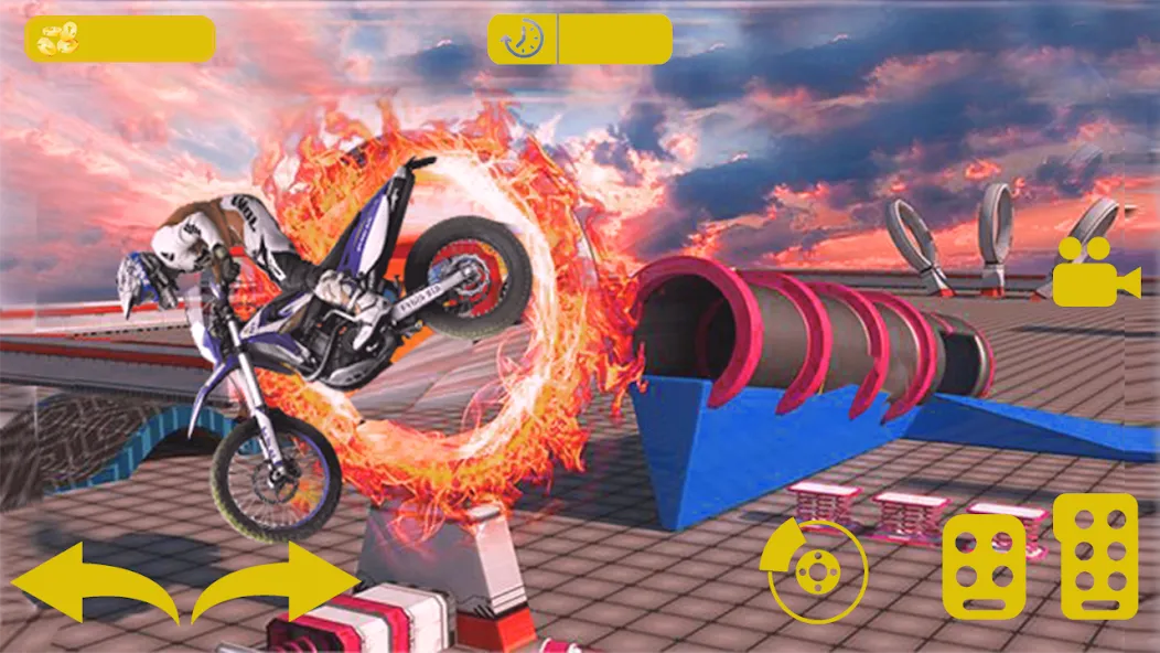 Скачать Bike stunt 3d games-Bike games [MOD: открыты все мотоциклы и уровни] на телефон — скриншот 4