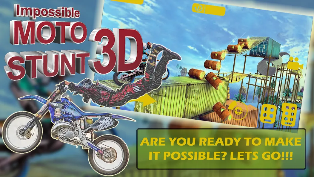 Скачать Bike stunt 3d games-Bike games [MOD: открыты все мотоциклы и уровни] на телефон — скриншот 5