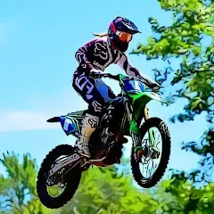 Скачать Bike stunt 3d games-Bike games [MOD: открыты все мотоциклы и уровни] на телефон