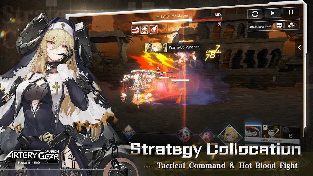 Взломанная Artery Gear: Fusion [MOD: безлимитные ресурсы и усиленные герои] на Андроид — скриншот 3