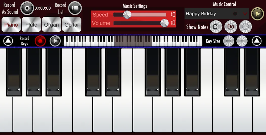 Real Piano [MOD: разблокированы все клавиши и песни] — Скачать бесплатно (APK) — скриншот 1