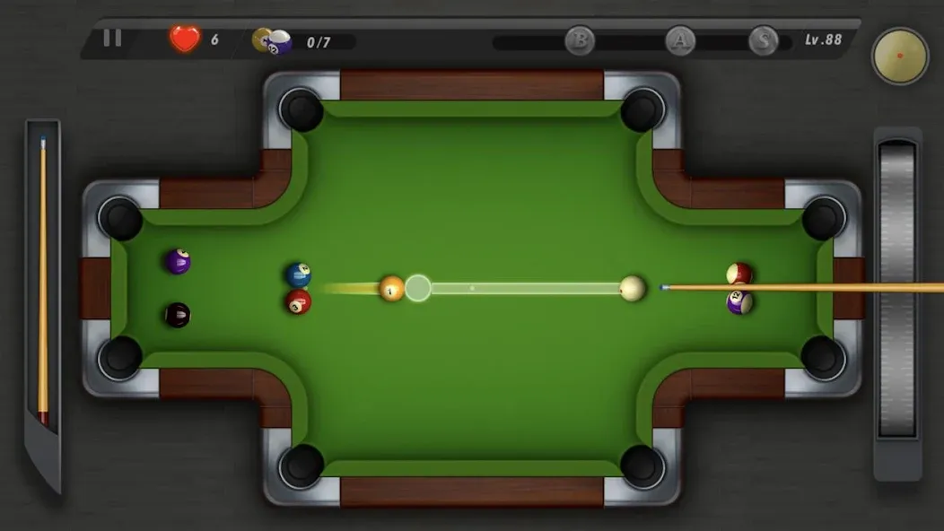 Взломанная Pooking - Billiards City [MOD: безлимитные монеты и все уровни открыты] на Андроид — скриншот 4