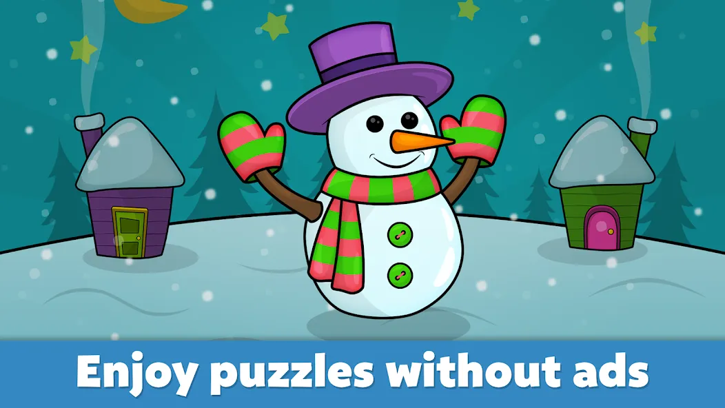 Kids Puzzle Games 2-5 years [MOD: открыты все пазлы и подсказки] на Андроид — скриншот 5