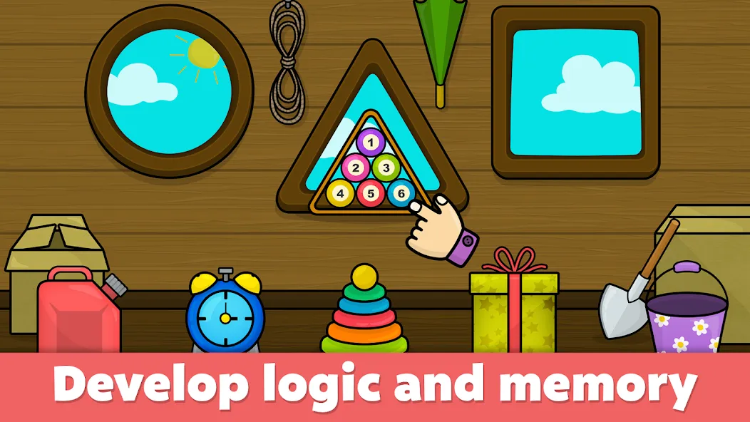 Baby Games: Shapes and Colors [MOD: все фигуры и цвета открыты] (Бесплатно / APK) — скриншот 3