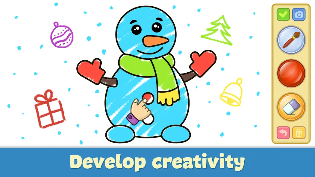 Kids Coloring & Drawing Games [MOD: разблокированы все раскраски] последняя версия — скриншот 3