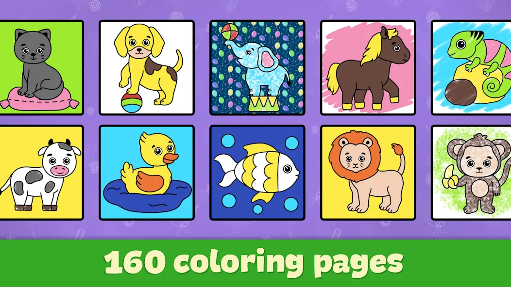 Kids Coloring & Drawing Games [MOD: разблокированы все раскраски] последняя версия — скриншот 5