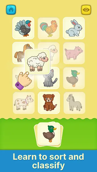 Взломанная Bimi Boo Flashcards for Kids [MOD: все карточки разблокированы] на Андроид — скриншот 1