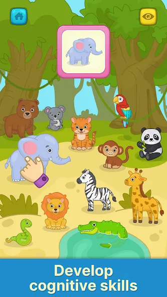 Взломанная Bimi Boo Flashcards for Kids [MOD: все карточки разблокированы] на Андроид — скриншот 4