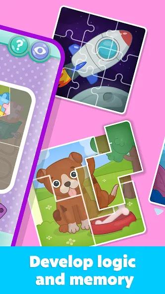 Kids Puzzles: Games for Kids [MOD: все пазлы открыты и без рекламы] последняя версия — скриншот 5