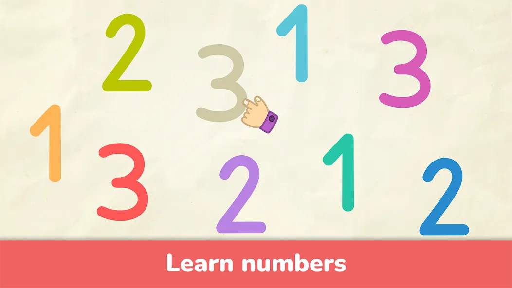Взломанная Numbers - 123 Games for Kids [MOD: все игры и задания открыты] на Андроид — скриншот 1