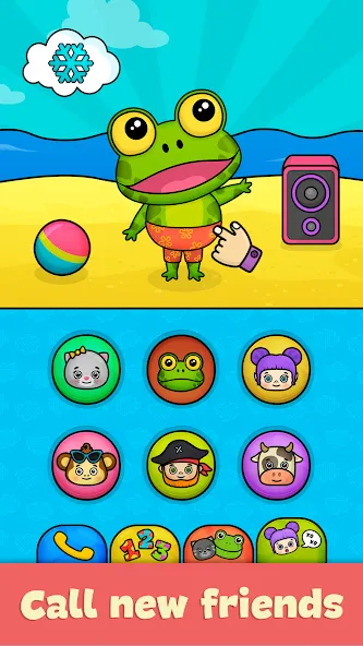 Bimi Boo Baby Phone for Kids [MOD: все игры открыты и без рекламы] последняя версия — скриншот 4