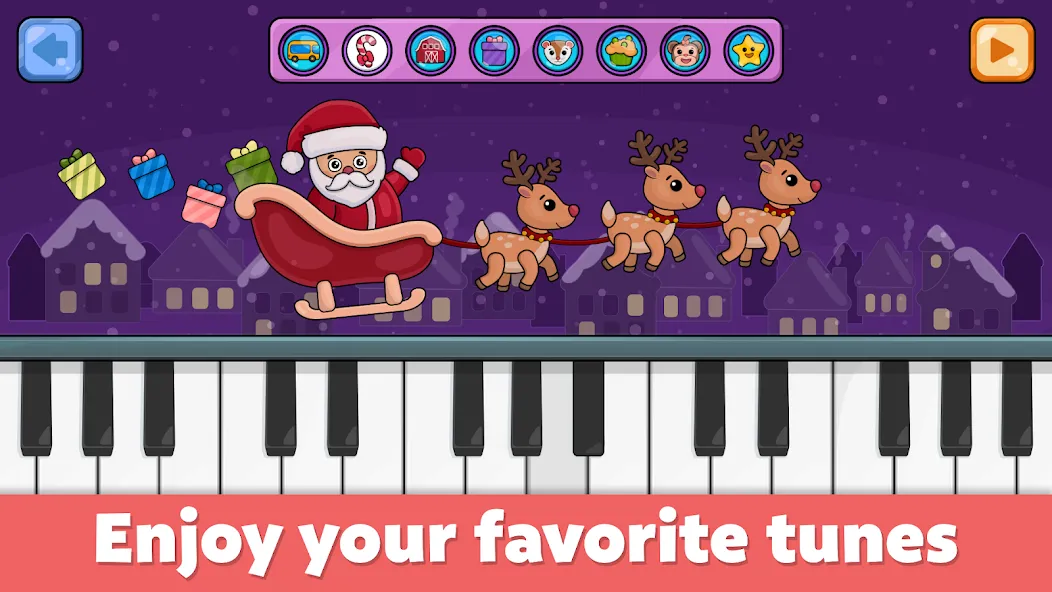 Baby Piano: Kids Music Games [MOD: разблокированы все музыкальные инструменты] последняя версия — скриншот 1