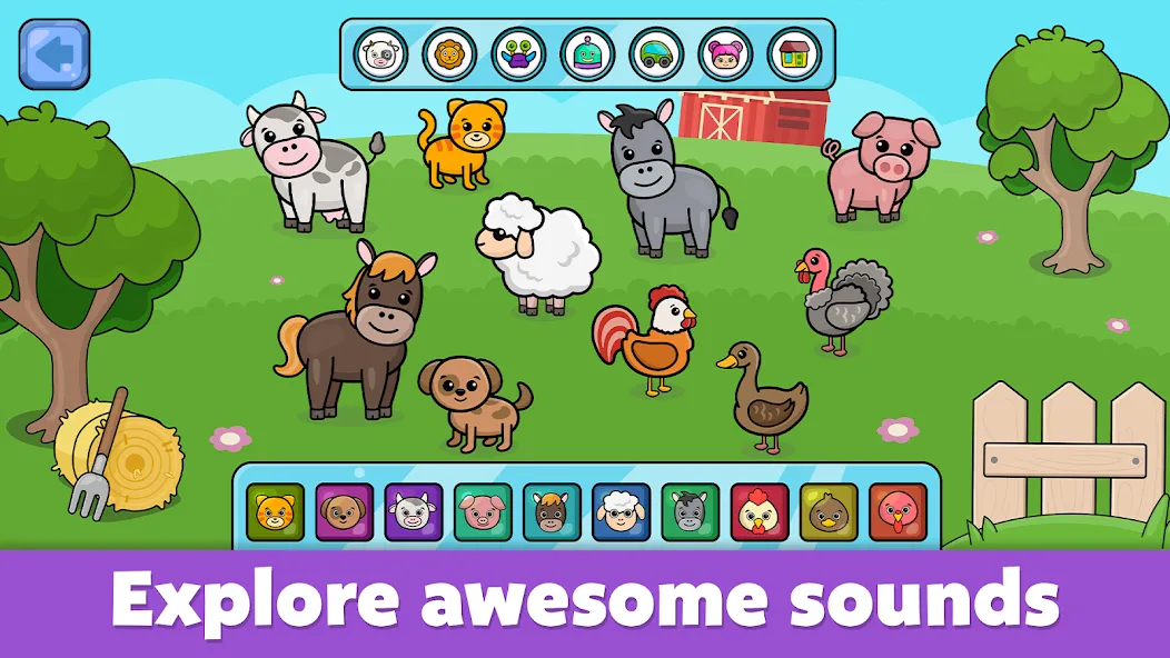 Baby Piano: Kids Music Games [MOD: разблокированы все музыкальные инструменты] последняя версия — скриншот 3