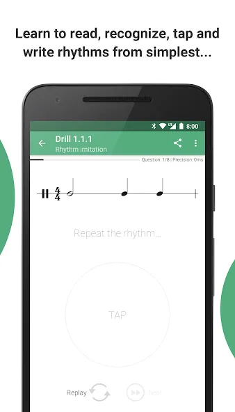 Complete Rhythm Trainer [MOD: улучшенный ритм и открытые упражнения] на Андроид — скриншот 3