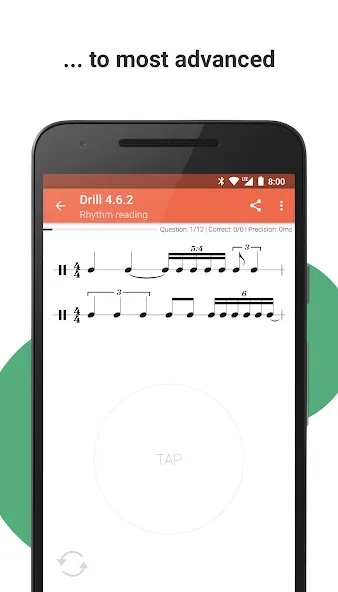 Complete Rhythm Trainer [MOD: улучшенный ритм и открытые упражнения] на Андроид — скриншот 4