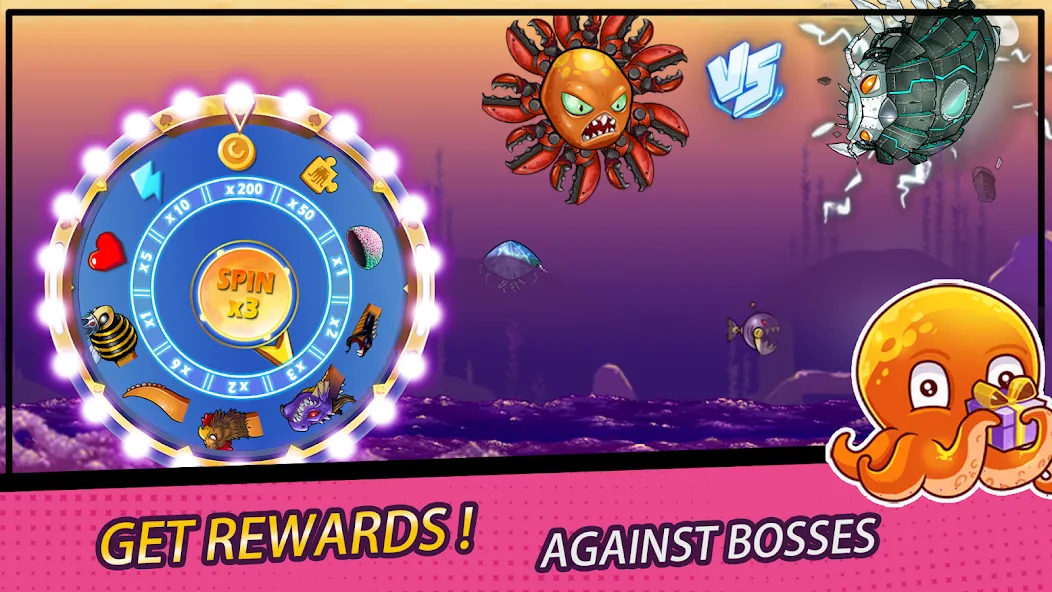 Crazy Octopus [MOD: безлимитные монеты и усиленное оружие] — Скачать бесплатно (APK) — скриншот 5