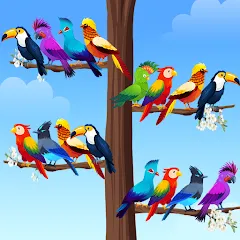 Bird Sort - Color Puzzle [MOD: без рекламы и все уровни открыты] на Андроид