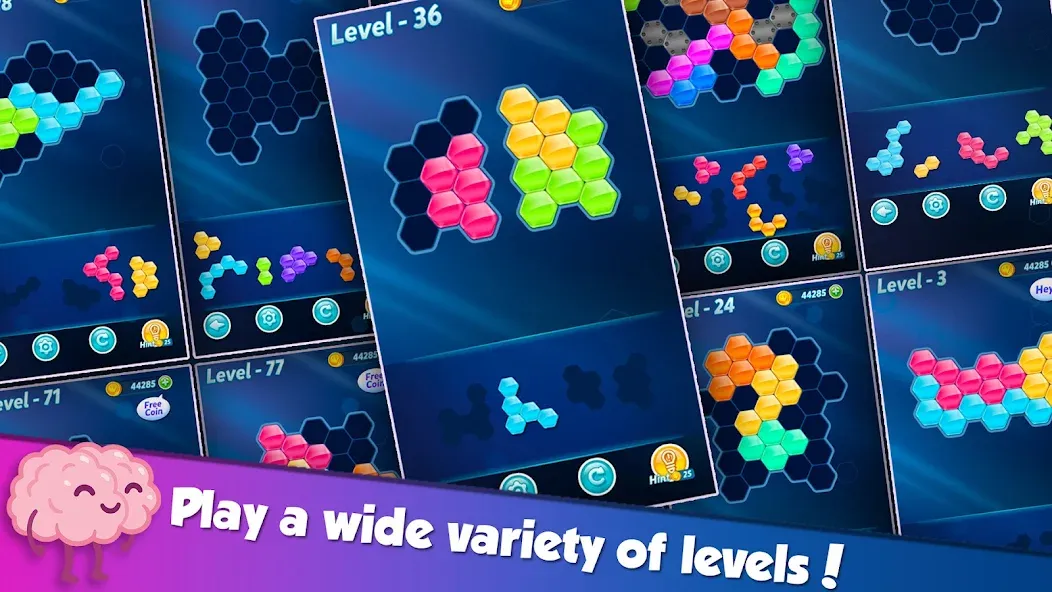 Block! Hexa Puzzle™ [MOD: без рекламы и все уровни открыты] — Скачать бесплатно (APK) — скриншот 2