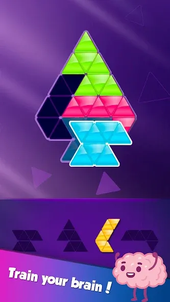 Скачать взлом Block! Triangle Puzzle:Tangram [MOD: без рекламы и все фигуры открыты] — скриншот 4
