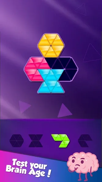 Скачать взлом Block! Triangle Puzzle:Tangram [MOD: без рекламы и все фигуры открыты] — скриншот 5