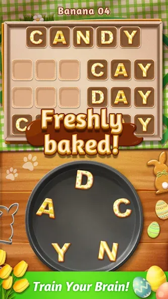 Взломанная Word Cookies! ® [MOD: безлимитные подсказки и монеты] на Андроид — скриншот 3