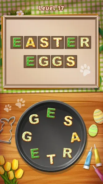 Взломанная Word Cookies! ® [MOD: безлимитные подсказки и монеты] на Андроид — скриншот 4