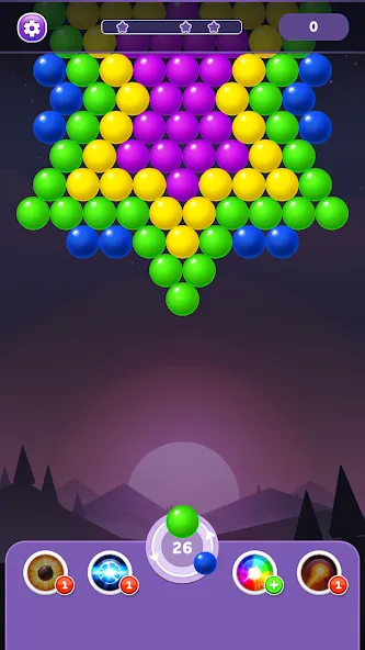 Скачать Bubble Shooter Rainbow [MOD: безлимитные монеты и жизни] — скриншот 1
