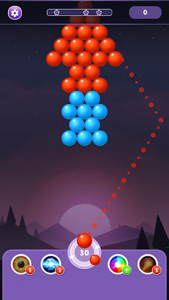 Скачать Bubble Shooter Rainbow [MOD: безлимитные монеты и жизни] — скриншот 3
