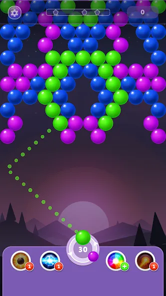 Скачать Bubble Shooter Rainbow [MOD: безлимитные монеты и жизни] — скриншот 4