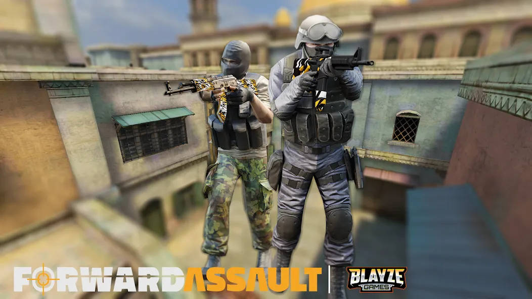 Forward Assault [MOD: много денег и оружия] на Андроид — скриншот 1