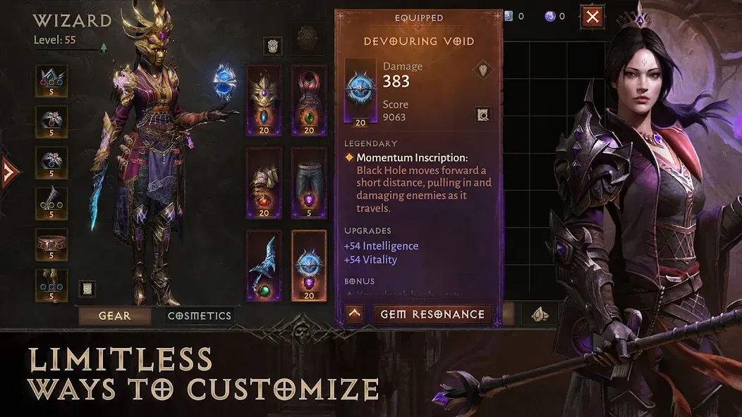 Скачать Diablo Immortal [MOD: много золота и усиленный урон] на телефон — скриншот 4