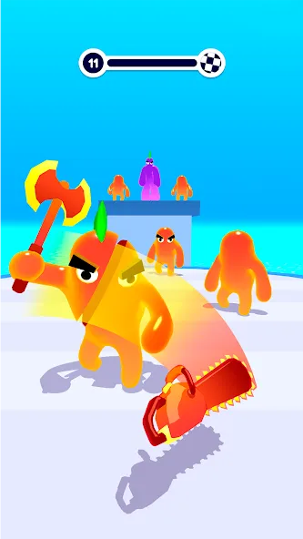 Blob Shooter 3D — Assassin Hit [MOD: безлимитные монеты и патроны] последняя версия — скриншот 3