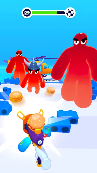 Blob Shooter 3D — Assassin Hit [MOD: безлимитные монеты и патроны] последняя версия — скриншот 4