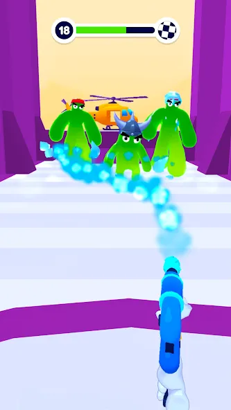 Blob Shooter 3D — Assassin Hit [MOD: безлимитные монеты и патроны] последняя версия — скриншот 5