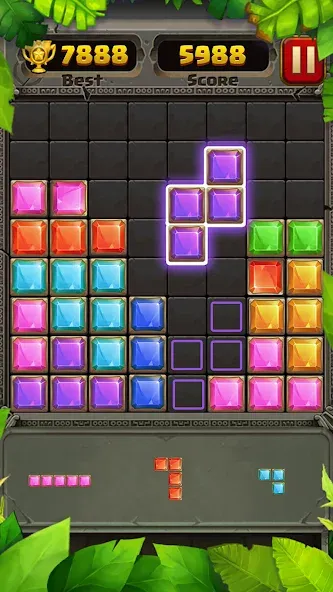 Block Puzzle Guardian [MOD: без рекламы и много жизней] — Скачать бесплатно (APK) — скриншот 4