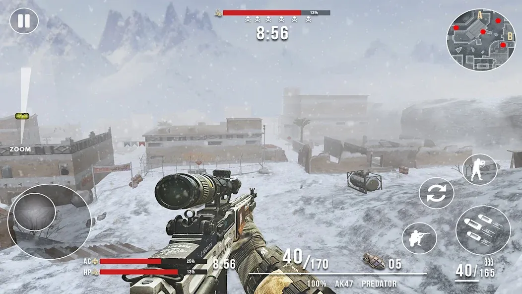 Modern Commando Strike Mission [MOD: безлимитные патроны и оружие] (Бесплатно / APK) — скриншот 1