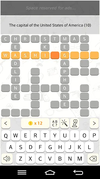 CrossWords 10 [MOD: безлимитные подсказки и открыты все уровни] (Бесплатно / APK) — скриншот 2