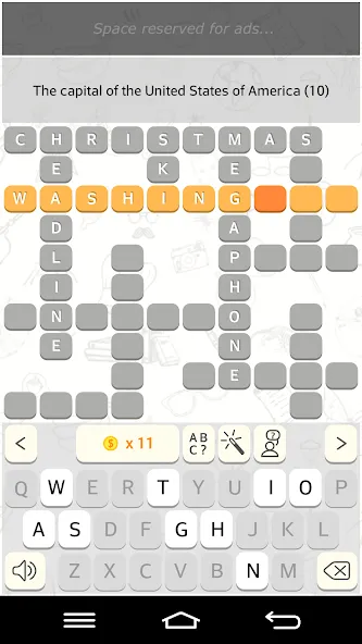CrossWords 10 [MOD: безлимитные подсказки и открыты все уровни] (Бесплатно / APK) — скриншот 3