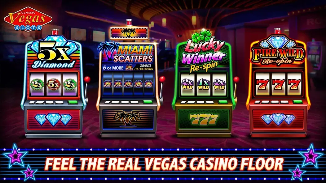 Взломанная Super Win Slots - Vintage Slot [MOD: безлимитные монеты и бонусы] на Андроид — скриншот 3