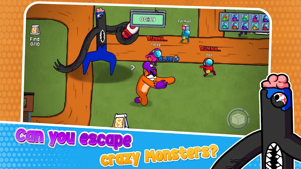 Survivor In Rainbow Monster [MOD: безлимитные монеты и бессмертие] последняя версия — скриншот 3